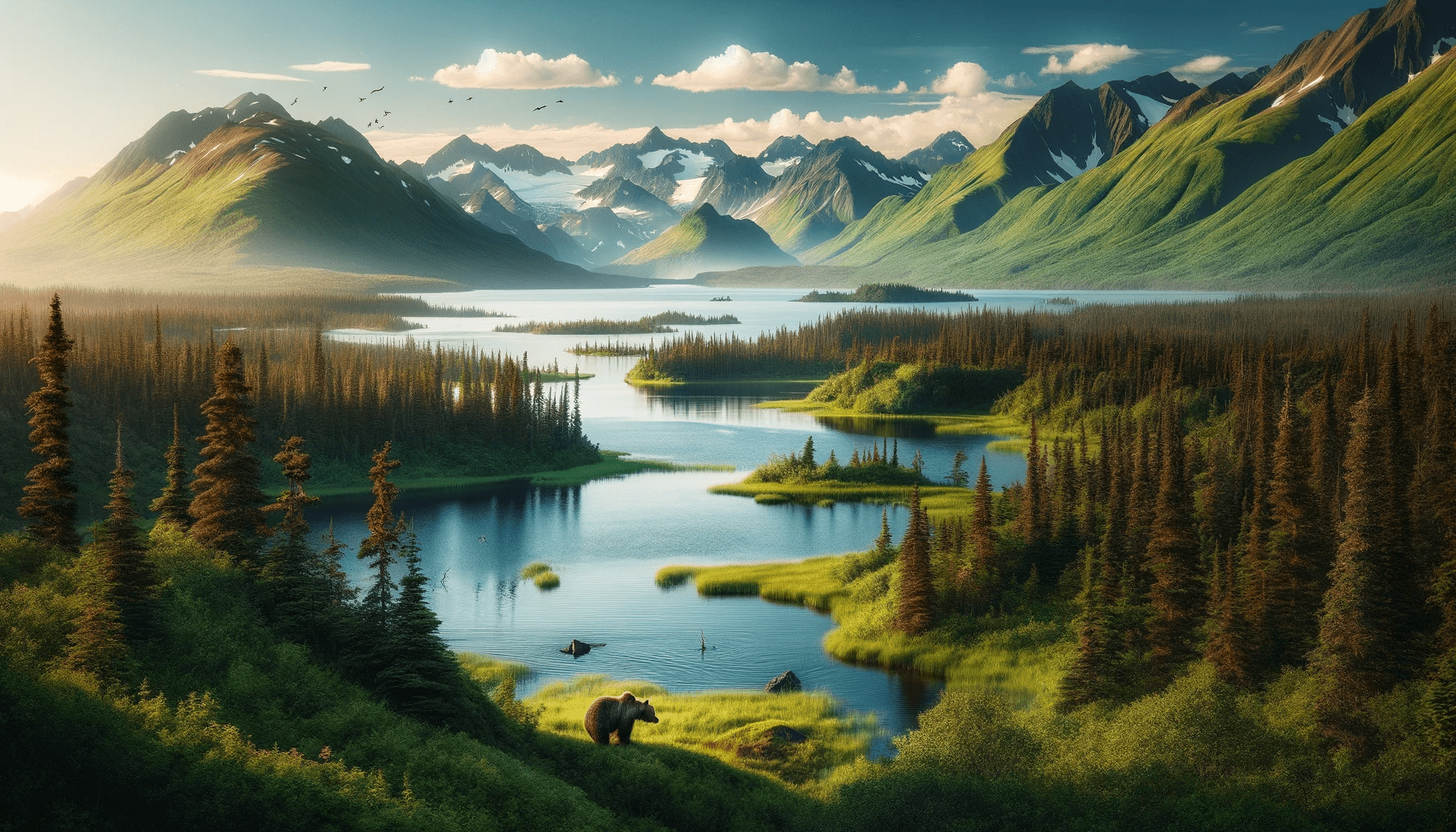 Lake Clark National Park and Preserve in Alaska.